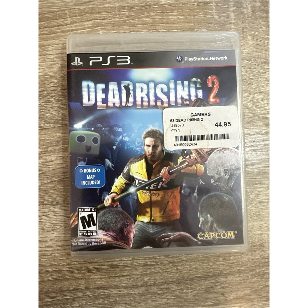 Dead Rising 2 Game (PS3, 2010) CIB Sony Playstation Capcom Manual and Map